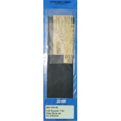 1/35 Russian T-90 Side Skirts Set for Zvezda kit