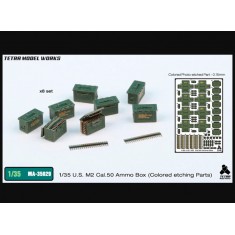 1/35 US M2 Cal.50 Ammo Box (Colour etching Parts)
