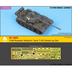 1/48 Russian Medium Tank T-55 Detail Set for Tamiya kits