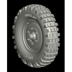 1/35 Krupp Kfz.69/70 Wheels Set #1 (Dunlop Terrain Type) for Tamiya kit (8 Wheels)