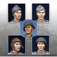 1/35 WWII Finnish Headset (5pcs)