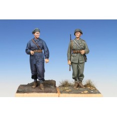 1/35 WWII Swedish Tank Crewman and Infantry Soldier