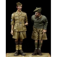 1/35 WWII British NCO & Scottish Highlander Western Desert