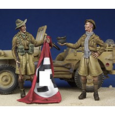 1/35 WWII Souvenir Hunters (Desert Rat & Australian figures)