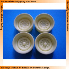1/25 Wheels x4pcs (Early Nascar) (Diameter: 16.5mm)