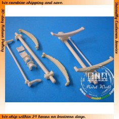 1/24, 1/25 Axle Straight, Adjustable Shackles Plus Spring Pack #1136