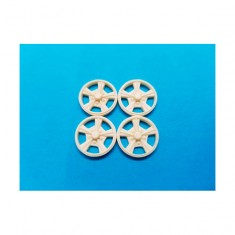 1/24 1/25 Radar Slot Car Wheel Insert (Diameter approx 15mm, 4pcs)