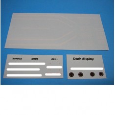 Decals for 1/24, 1/25 Aussie XB GT 2-door White