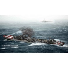 1/350 Destroyer ALFREDO ORIANI (1941 and 1942 fittings) Full Hull Version
