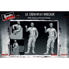 1/35 US Crews for M1A1 Wrecker (2 figures with optional French heads)