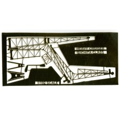 1/192 USS Heavy Cruiser Wichita Class Stern Aircraft Crane Set (1 Photo-Etched Sheet)