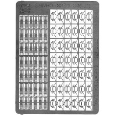 1/200 Titanic Deck Chairs (open, 42 chairs)