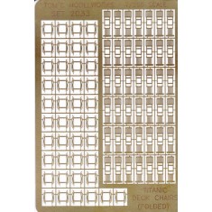 1/200 Titanic Deck Chairs (folded, 42 chairs)