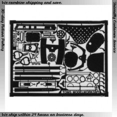 1/48 French Aircraft Interior Detail Set (Seat & Back, Cowling Panels, Instruments..)