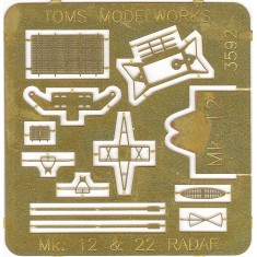 1/350 USN Mk 12 & 22 Radar Antenna