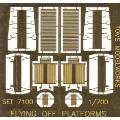 1/700 WWI US/Royal Navy Battleships/Battlecruisers Flying off Platforms