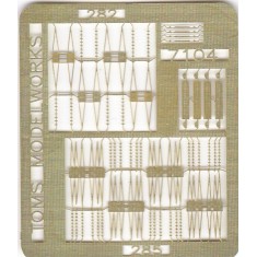 1/700 Type 282, Type 285 Antennas for Royal Navy and Commonwealth Ships