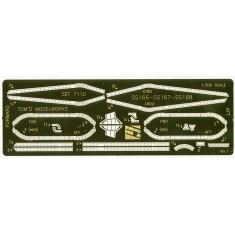1/700 Rails and Fittings for Nautilus, Narwhal and Argonaut