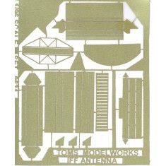 1/96 IFF Antennas: AS-1065, AS-1688, AS-2188 (1 Photo-Etched Sheet)