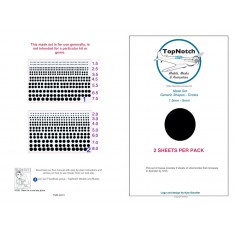 Circles 1.5mm - 8mm Generic Masks