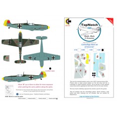 1/24 Bf109E 3-4 1940 Camo Masks