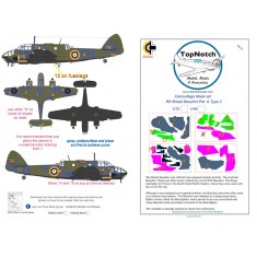 1/72 RN Bristol Beaufort Pat. A Type 2 Camo Masks