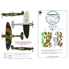 1/24 Spitfire Mk1a QV Camo Masks