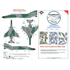 1/32 USAF F-4 II Euro Camo Masks 51st Tactical fighter Squadron