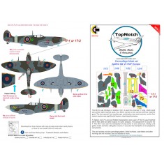 1/48 Spitfire Mk Vc RAF Europe Camo Masks