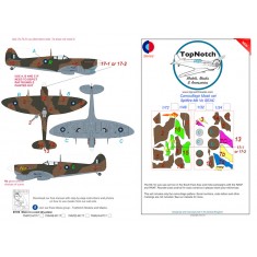 1/32 Spitfire Mk Vc SEAC Camo Masks