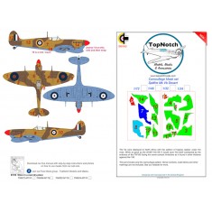1/32 Spitfire Mk Vb Desert Camo Masks