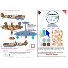 1/32 Spitfire Mk Vb Desert USA Camo Masks