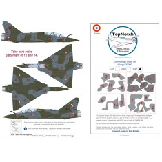 1/32 Dassault Mirage 2000D Camo Masks