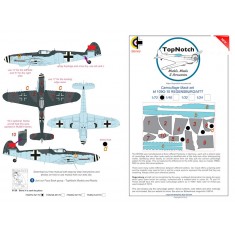 1/48 BF 109G-10 REGENSBURG/MTT Camo Masks