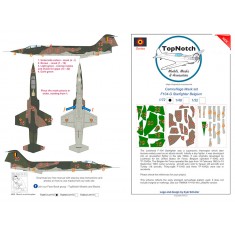 1/32 F104 - G "Starfighter" Belgian Camo Masks