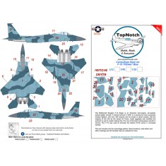 1/48 F-15C Blue "Flanker" Camo Masks