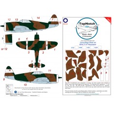 1/32 RAF P-47 "Razorback" SEAC Camo Masks
