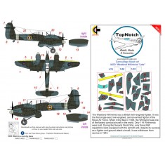1/48 Westland Whirlwind "Late" Camo Masks