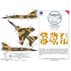 1/48 M246 F1 Mirage SAAF Camouflage Mask set