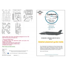 1/32 RAM Masks - F-35A for Italeri kits [Special Edition]