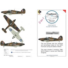 1/24 Hurricane Mk1 Tom Neil 249 Sqn Markings and Camouflage Masks