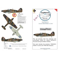 1/48 Hurricane James Nicolson VC Markings and Camouflage Masks