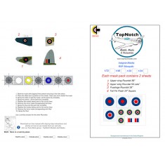 1/24 RAF Mosquito Insignia Masks