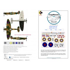 1/24 Spitfire Mk 1a QV - N3200 Dynamo 1940 Insignia Masks for Tamiya kits