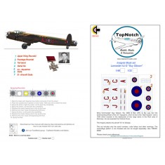 1/72 Lancaster AJ-G Guy Gibson Insignia Masks