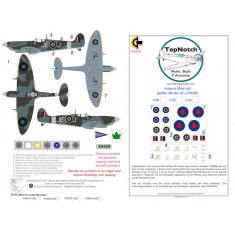 1/48 Spitfire IXc JE-J EN398 Insignia Masks