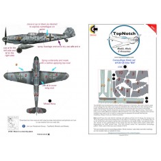 1/35 Bf109 G Erla Camouflage Pattern Masks