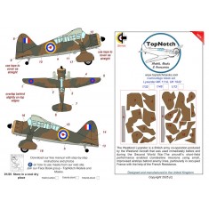 1/48 Lysander MK III Camo Masks