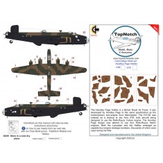1/48 Handley Page Halifax MKIII Camo Masks