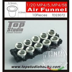 1/20 McLaren Honda MP4/5, MP4/5B Air Funnel (10pcs)